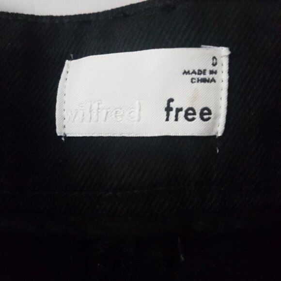 Aritzia Wilfred High Rise Free Modern Cargo Pant  Black Sz 0 - Picture 14 of 16